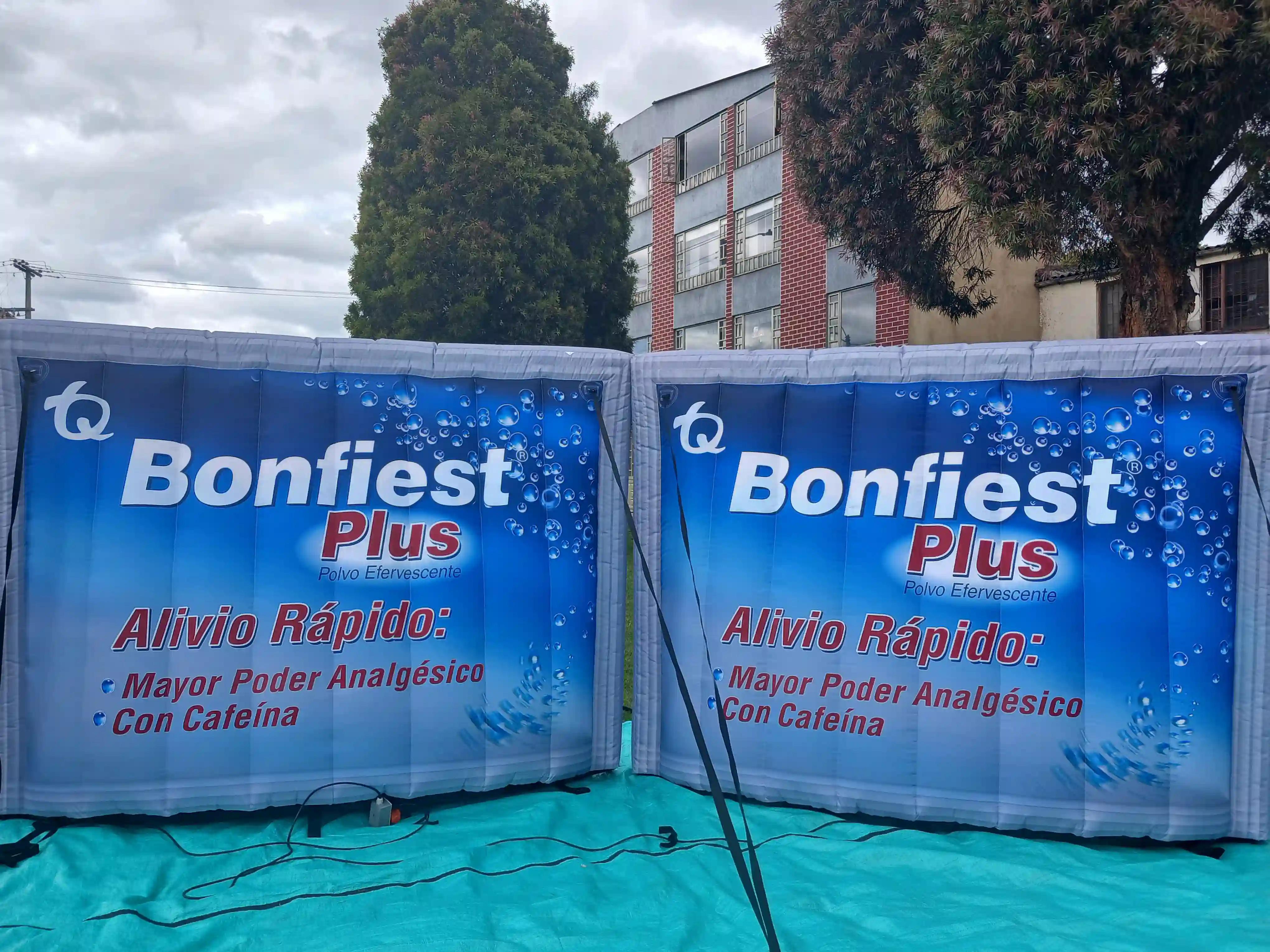 Colchón Inflable publicitario para Bonfiest Plus
