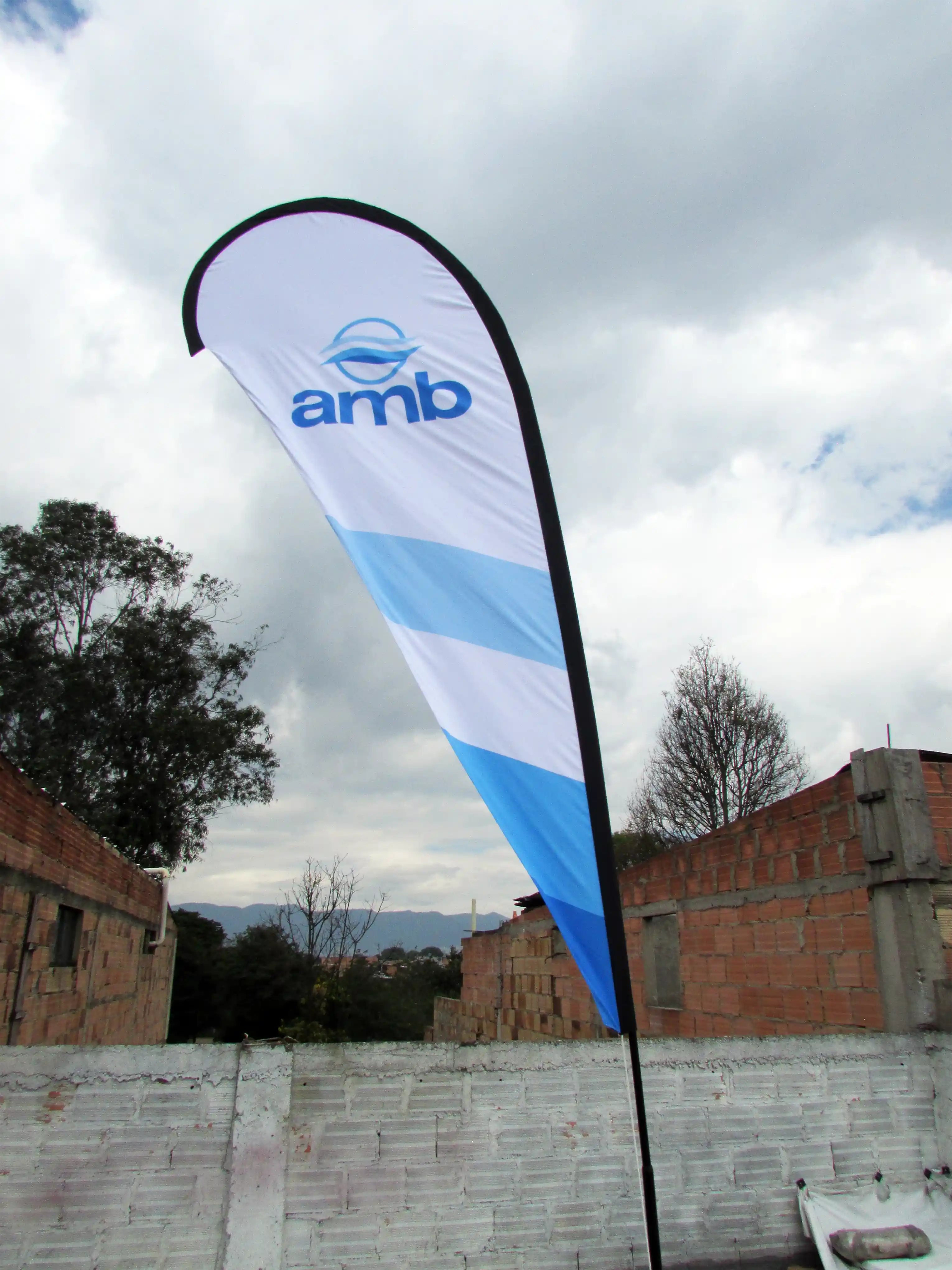 Banderin p.o.p publicitario amb